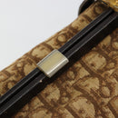 Christian Dior Trotter Canvas Hand Bag Beige Gold Auth 183778-15