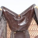 Christian Dior Trotter Canvas Hand Bag Beige Gold Auth 183778-18