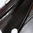 Christian Dior Trotter Canvas Hand Bag Beige Gold Auth 183778-20