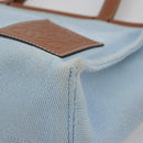 LOEWE Anagram Tote Bag Canvas Light Blue Auth 183780A-9
