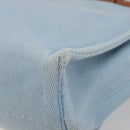 LOEWE Anagram Tote Bag Canvas Light Blue Auth 183780A-15