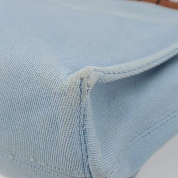 LOEWE Anagram Tote Bag Canvas Light Blue Auth 183780A
