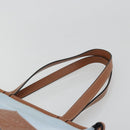 LOEWE Anagram Tote Bag Canvas Light Blue Auth 183780A-8