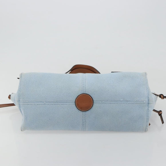 LOEWE Anagram Tote Bag Canvas Light Blue Auth 183780A