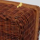 GIVENCHY Hand Bag Rattan Brown Auth 183783A-15