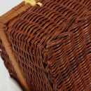 GIVENCHY Hand Bag Rattan Brown Auth 183783A-16