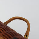 GIVENCHY Hand Bag Rattan Brown Auth 183783A-8