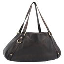 GUCCI GG Canvas Guccissima Abbey Tragetasche Leder Braun Gold 239735 Auth 183789-1