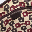 GUCCI GG Canvas Guccissima Abbey Tragetasche Leder Braun Gold 239735 Auth 183789-14