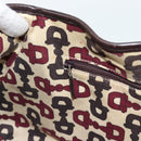 GUCCI GG Canvas Guccissima Abbey Tragetasche Leder Braun Gold 239735 Auth 183789-18