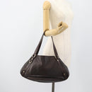 GUCCI GG Canvas Guccissima Abbey Tragetasche Leder Braun Gold 239735 Auth 183789-21