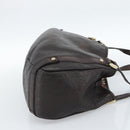 GUCCI GG Canvas Guccissima Abbey Tragetasche Leder Braun Gold 239735 Auth 183789-5