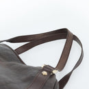 GUCCI GG Canvas Guccissima Abbey Tragetasche Leder Braun Gold 239735 Auth 183789-8
