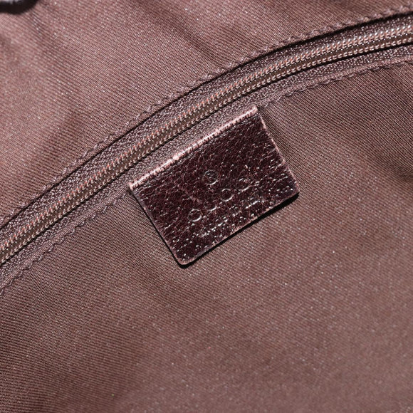 GUCCI GG Canvas Princey Web Sherry Line Bag Beige Gold 161720 Auth 183790A