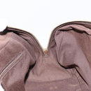 GUCCI GG Canvas Princey Web Sherry Line Bag Beige Gold 161720 Auth 183790A-19