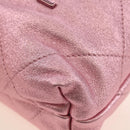 CHANEL Chain Chanel 22 Mini Shoulder Bag Calf Skin Pink CC Auth 183791SM-18