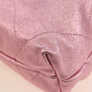 CHANEL Chain Chanel 22 Mini Shoulder Bag Calf Skin Pink CC Auth 183791SM-20