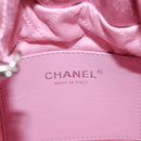 CHANEL Chain Chanel 22 Mini Shoulder Bag Calf Skin Pink CC Auth 183791SM-23