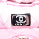 CHANEL Chain Chanel 22 Mini Shoulder Bag Calf Skin Pink CC Auth 183791SM-11