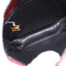 CHANEL Gürteltasche Caviar Skin Rot Gold CC Auth 183792V-9