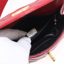 CHANEL Waist bag Caviar Skin Red Gold CC Auth 183792V-10