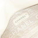 CHANEL Matelasse Chain Shoulder Bag Leather White Silver CC Auth 183793V-21