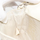 CHANEL Matelasse Chain Shoulder Bag Leather White Silver CC Auth 183793V-23