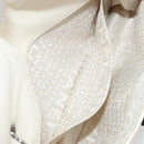 CHANEL Matelasse Chain Shoulder Bag Leather White Silver CC Auth 183793V-24