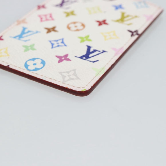 LOUIS VUITTON Monogram Multicolor Etui Hand Mirror White M92651 LV Auth 183796V