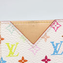 LOUIS VUITTON Monogram Multicolor Etui Hand Mirror White M92651 LV Auth 183796V-17