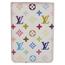 LOUIS VUITTON Monogram Multicolor Etui Hand Mirror White M92651 LV Auth 183796V-2