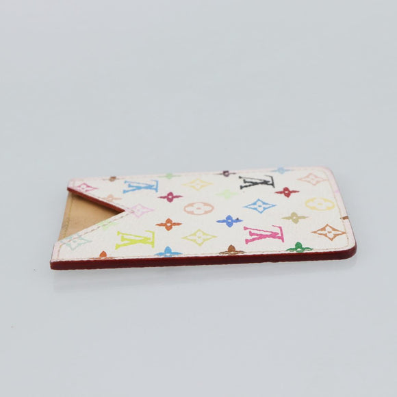 LOUIS VUITTON Monogram Multicolor Etui Hand Mirror White M92651 LV Auth 183796V