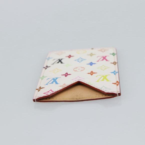 LOUIS VUITTON Monogram Multicolor Etui Hand Mirror White M92651 LV Auth 183796V