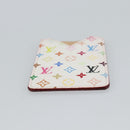 LOUIS VUITTON Monogram Multicolor Etui Hand Mirror White M92651 LV Auth 183796V-6