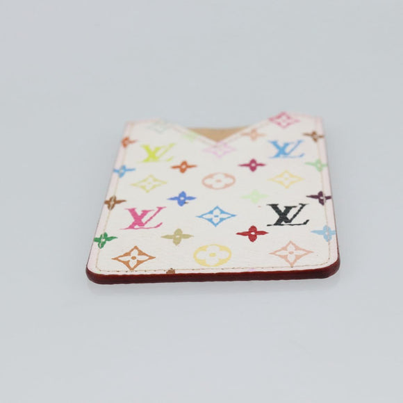 LOUIS VUITTON Monogram Multicolor Etui Hand Mirror White M92651 LV Auth 183796V