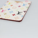 LOUIS VUITTON Monogram Multicolor Etui Hand Mirror White M92651 LV Auth 183796V-7
