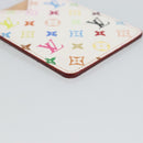 LOUIS VUITTON Monogram Multicolor Etui Hand Mirror White M92651 LV Auth 183796V-14