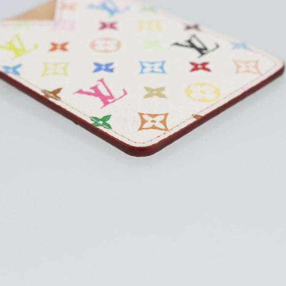 LOUIS VUITTON Monogram Multicolor Etui Hand Mirror White M92651 LV Auth 183796V