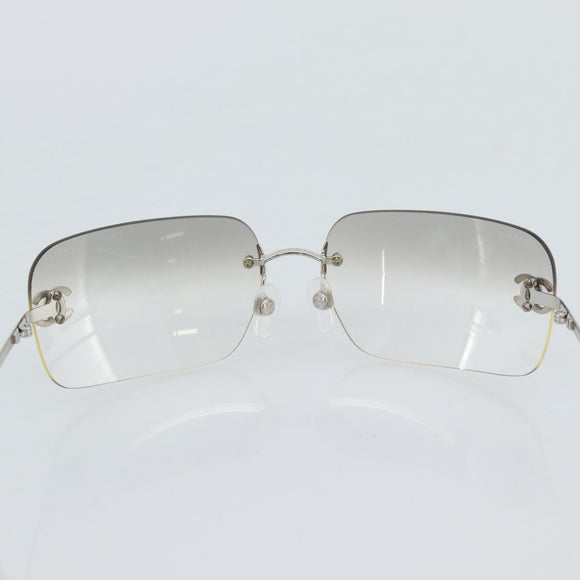 CHANEL COCO Sonnenbrille Metall Transparentes CC Authentisch 183797V