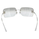 CHANEL COCO Sonnenbrille Metall Transparentes CC Authentisch 183797V-3