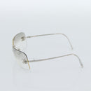 CHANEL COCO Sonnenbrille Metall Transparentes CC Authentisch 183797V-5