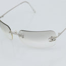 CHANEL COCO Sonnenbrille Metall Transparentes CC Authentisch 183797V-9