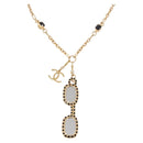 CHANEL Necklace metal Gold Tone CC Auth 183799SAM-1