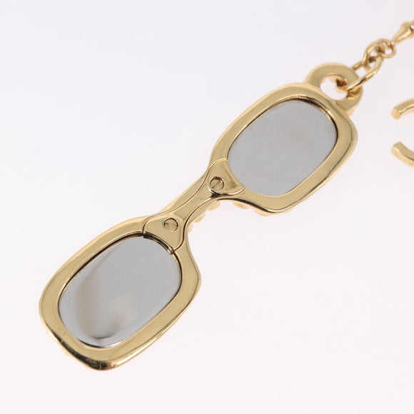 CHANEL Necklace metal Gold Tone CC Auth 183799SAM