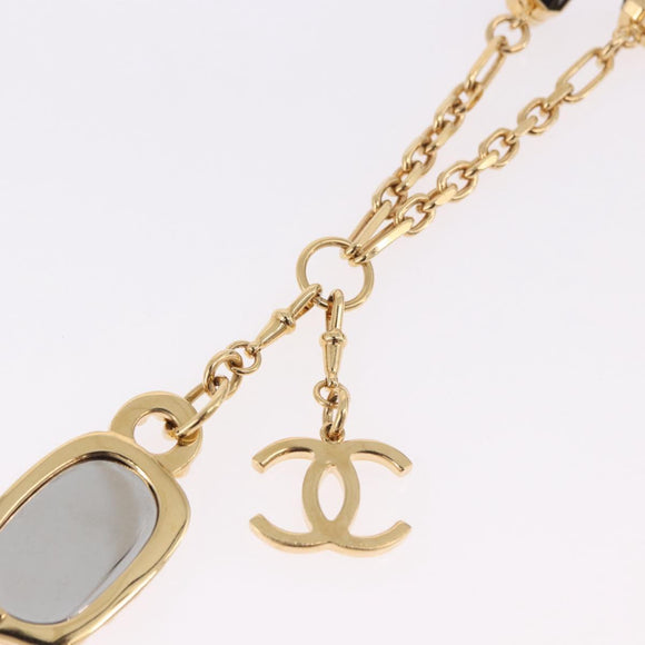 CHANEL Necklace metal Gold Tone CC Auth 183799SAM
