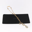 CHANEL Necklace metal Gold Tone CC Auth 183799SAM-17