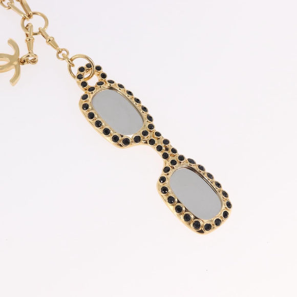 CHANEL Necklace metal Gold Tone CC Auth 183799SAM