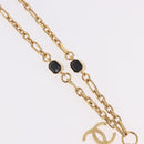 CHANEL Necklace metal Gold Tone CC Auth 183799SAM-5