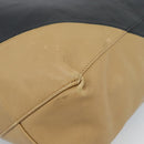 CELINE Tote Bag Leather Black Auth 183811-9