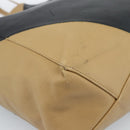 CELINE Tote Bag Leather Black Auth 183811-16